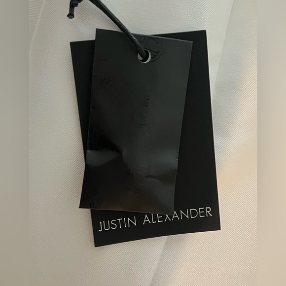 Justin Alexander Indigo Wedding Gown Sz 4 NWT - Picture 7 of 12